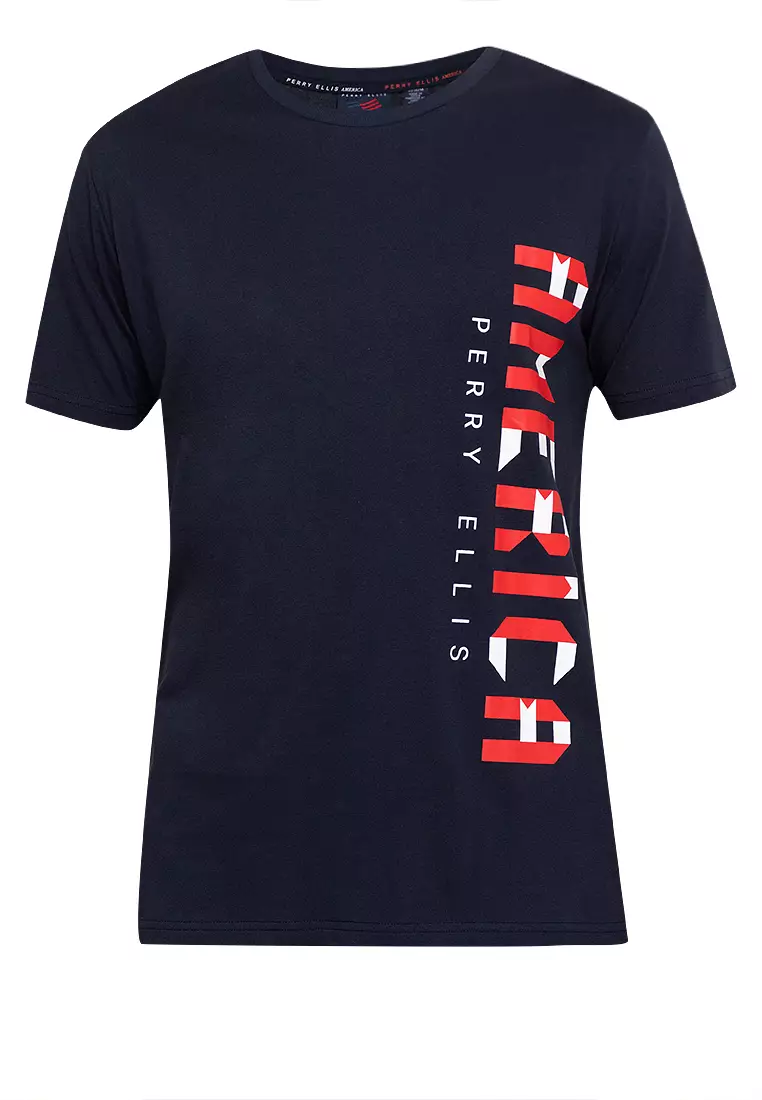 Round Neck Knit Pea T-Shirt