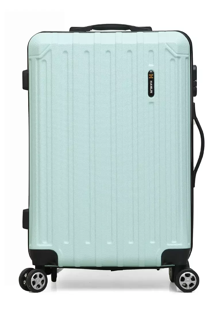 Isvara Tas Koper Hardcase Unisex One Set Suitcase Number Code Combination Lock Large Compartment Material ABS+PVC Coated ORIGINAL - Mint