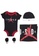 Jordan black Jordan Unisex Newborn's Jumpman Bodysuit, Hat, Booties & Blanket Set (0 - 6 Months) - Black 72F80KA7C5D433GS_1