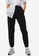 H&M black Cotton-Blend Sweatpants F2456AA37D9412GS_1