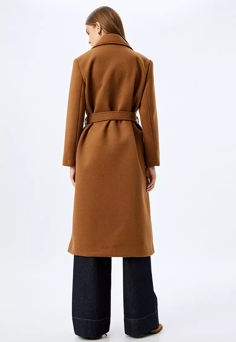 Waist Tie Long Coat