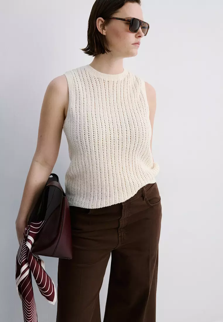Openwork Knit Top