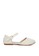 Milliot & Co. white Aliyah Basic Ankle Strap Ballerinas 334A6KSB27E083GS_1