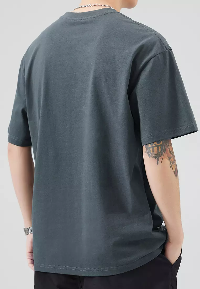 數字印花短袖T恤 AY-D5512