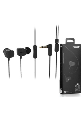 REMAX Remax RM-502 Crazy Robot In-Ear Earphone - BLACK 7C14CES6F72D3AGS_1