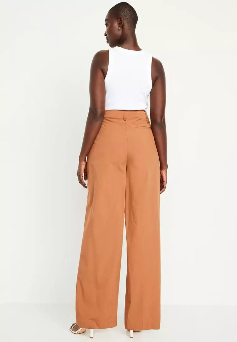 Extra High-Waisted Taylor Super Wide-Leg Trouser Pants