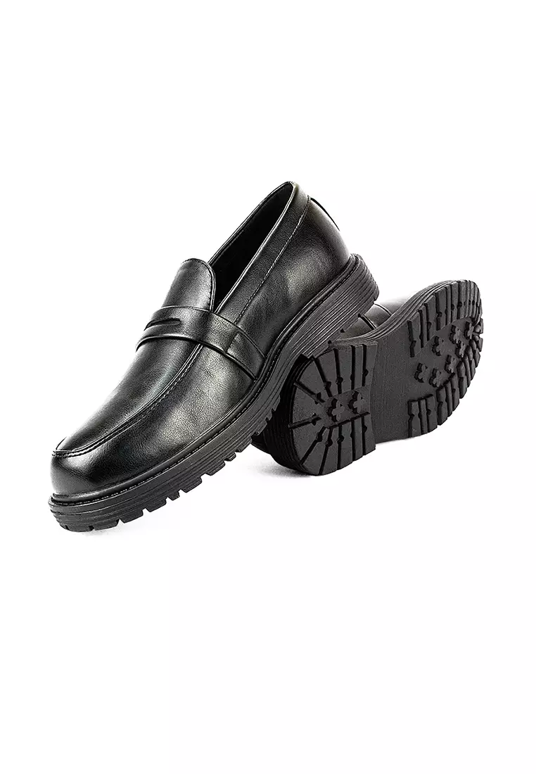 Men's Formal Slip-On Shoes MW 24137 Black C38 C57 C72 C87