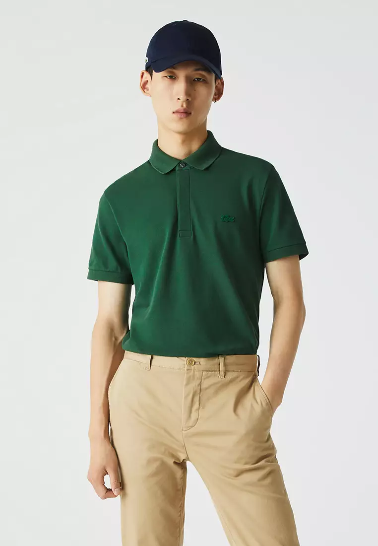 Lacoste green polo shirt best sale