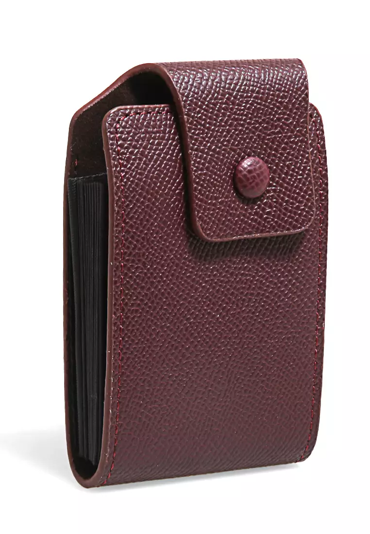 Dompet Kartu Pria Card Wallet Many Slot Simple Design Material Leather ORIGINAL