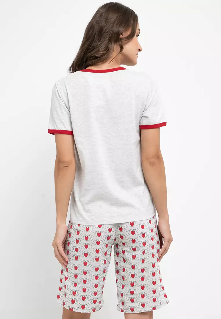 Pyjama Pijama Short Sleeve Short Pants Sleepwear