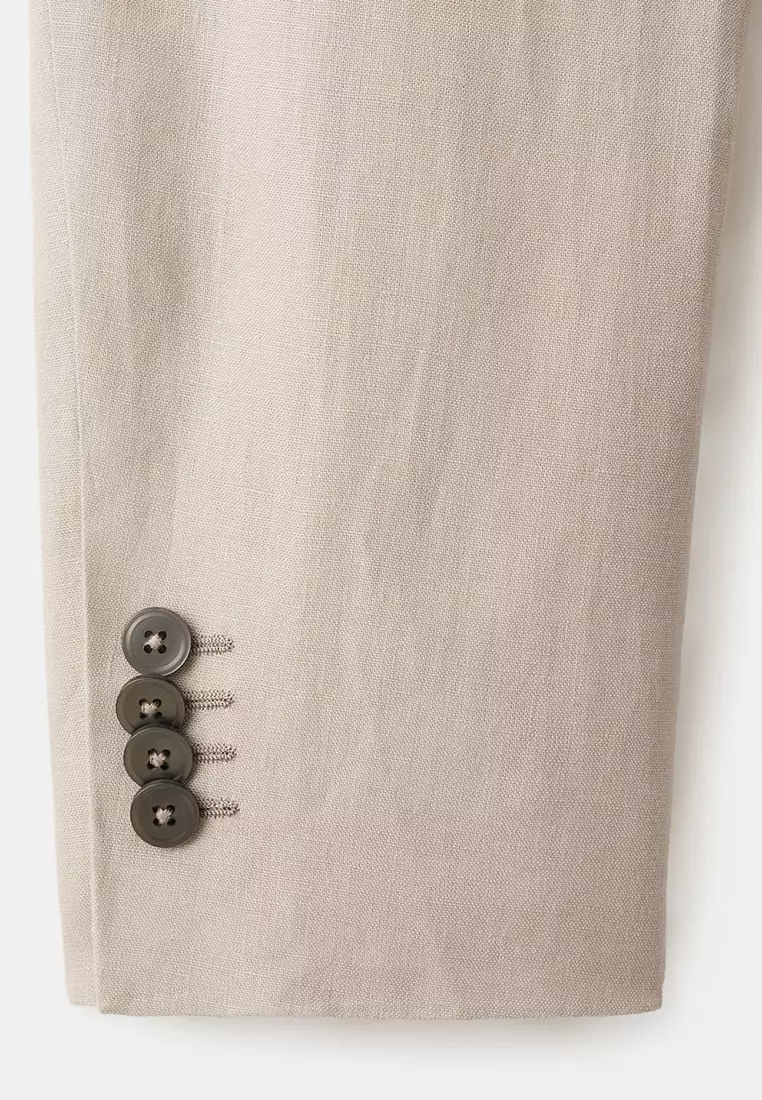 Amalfi 100% Linen Slim-Fit Suit Jacket
