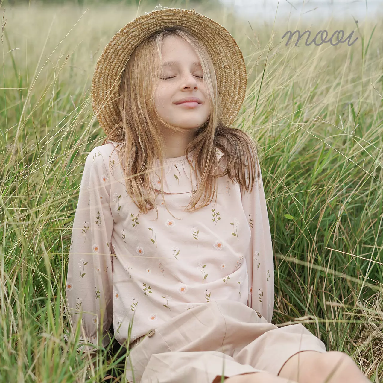 Mooi Atasan Anak Perempuan Erica Ruffle Top V1 - Dusty Pink