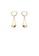 Glamorousky silver 925 Sterling Silver Plated Gold Fashion Temperament Semicircle Geometric Tassel Earrings 35560AC26B5F92GS_1