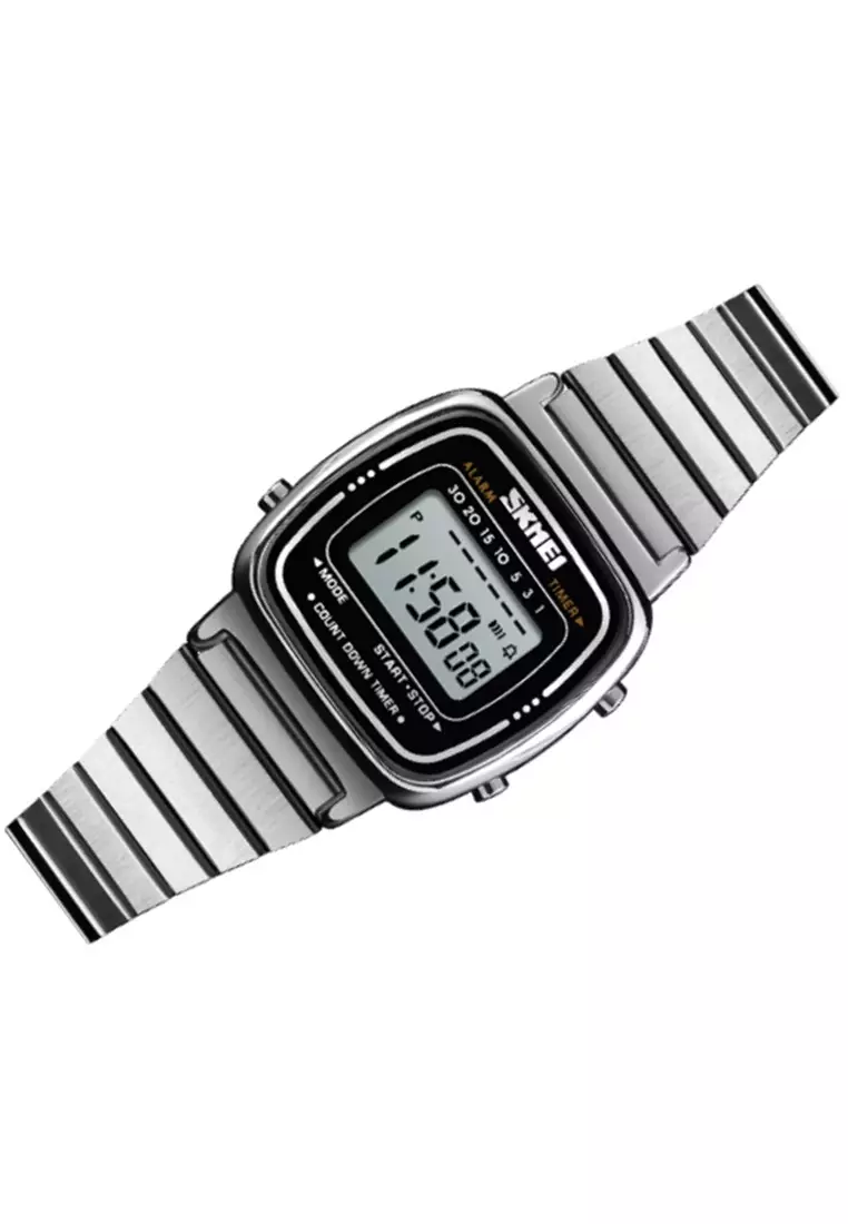 Jam Tangan Digital Wanita Waterproof Many Function Strap Tali Material Stainless Steel BL70 ORIGINAL