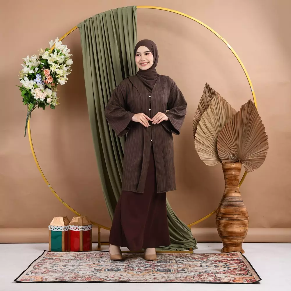 Mahira Tunic - Mahogany M19420 R77S3