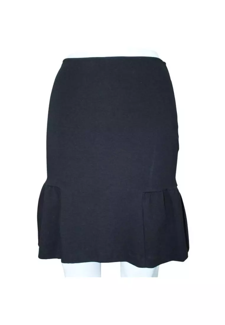 Black flare skirts store