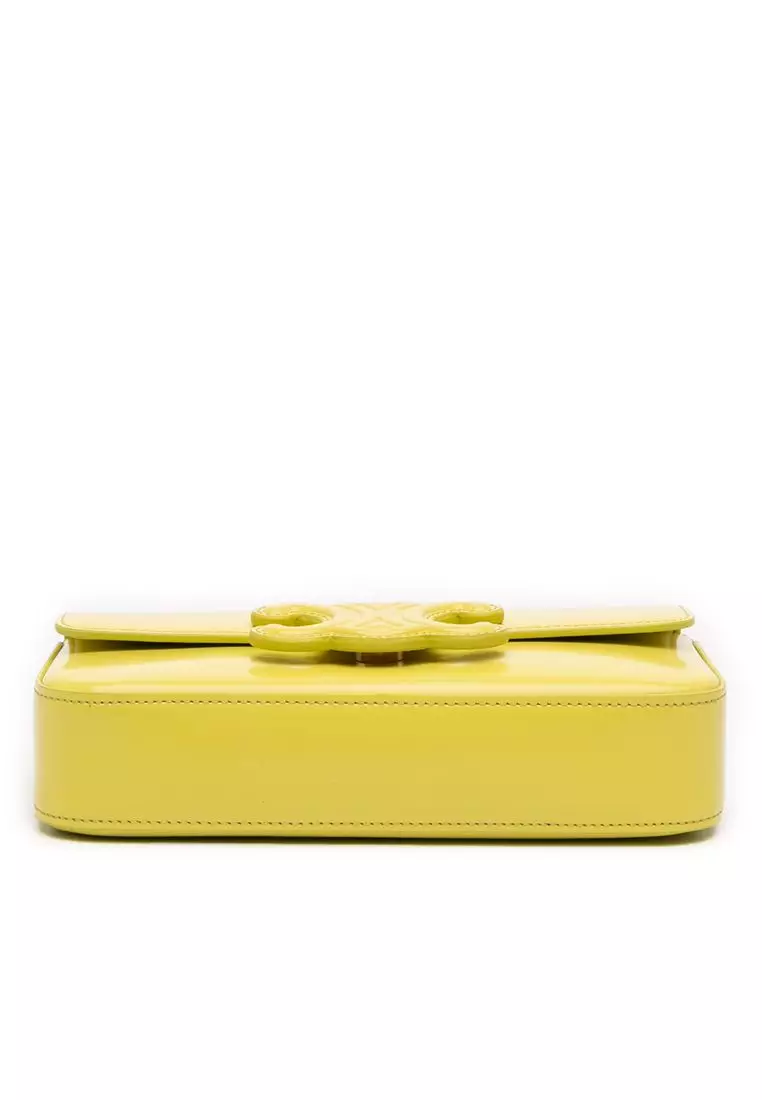 Pre-Loved Celine Shiny Calfskin Claude Chain Shoulder Bag