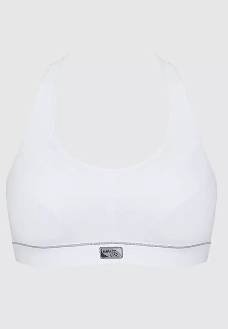 Impact Free Cotton Blend Racerback Teen Sports Bra