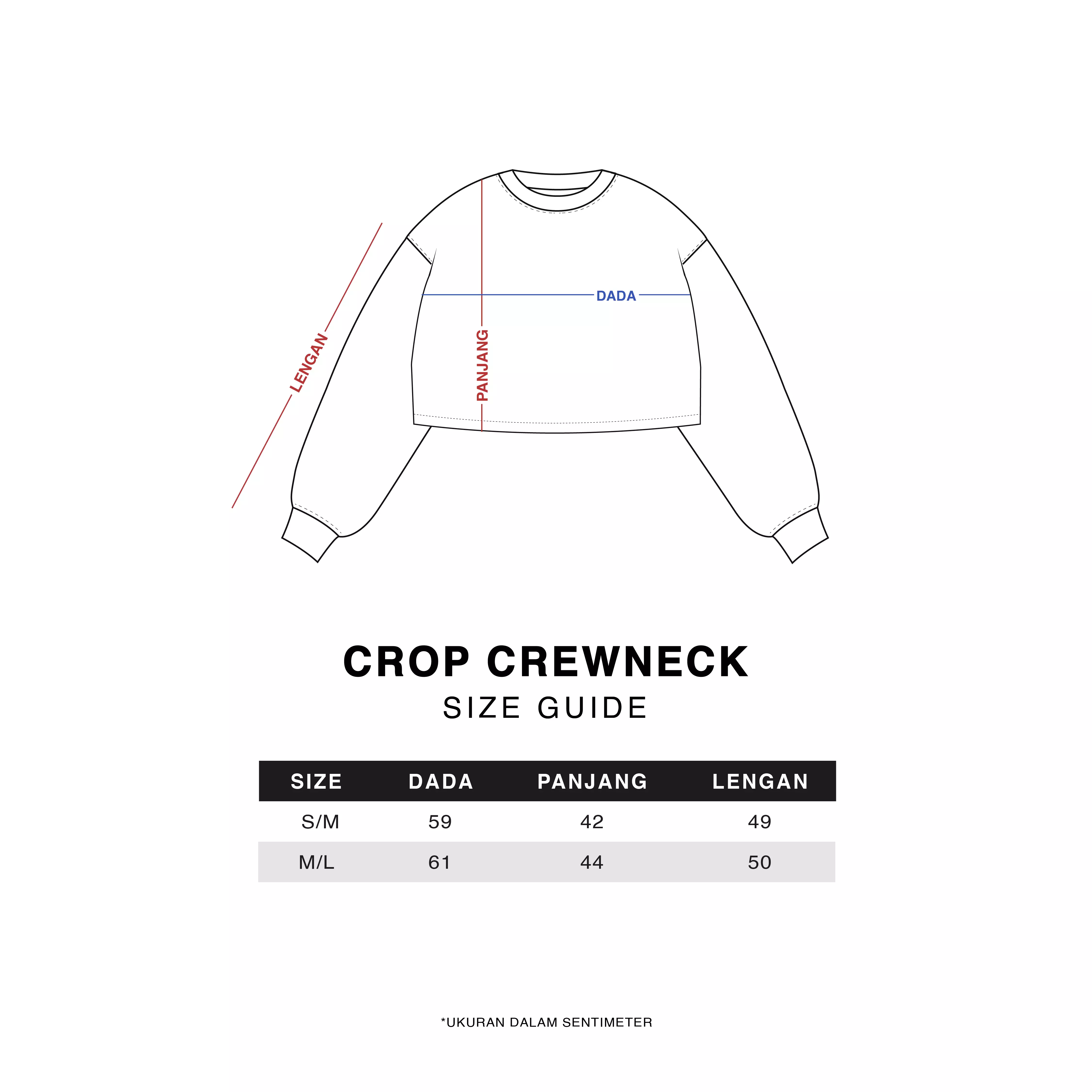 Sweatshirt Wanita Crewneck Gou White