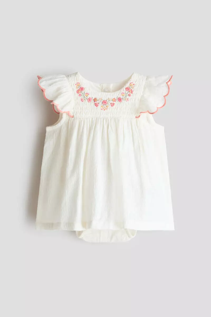 Cotton bodysuit dress
