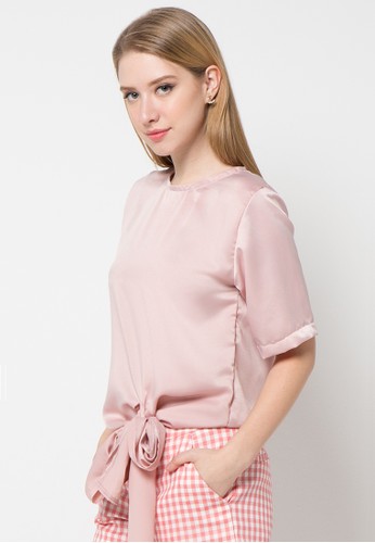 Kylie Front Tied Blouse