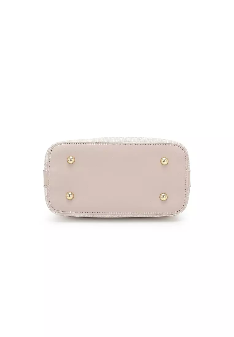 Women's Top Handle Bag / Sling Bag / Crossbody Bag (Tas Selempang / Tas Tangan) - Krem