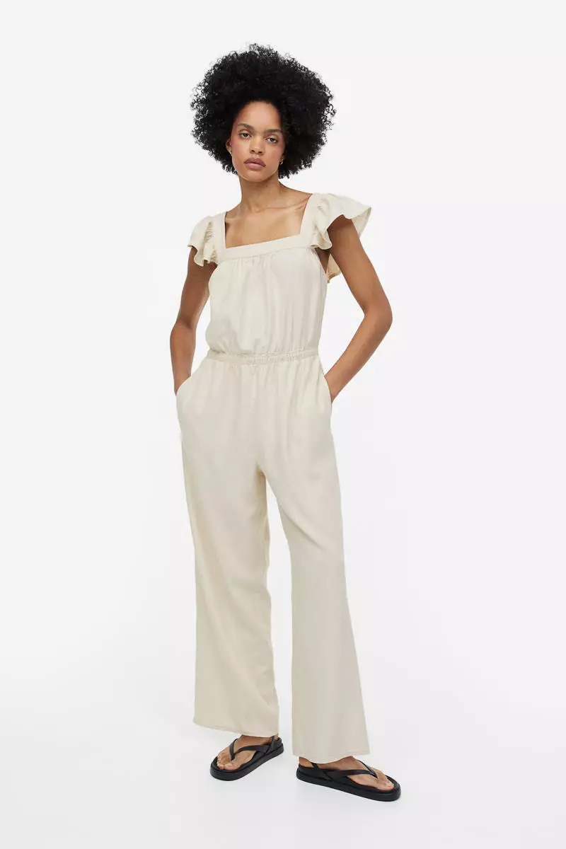 White deals linen jumper