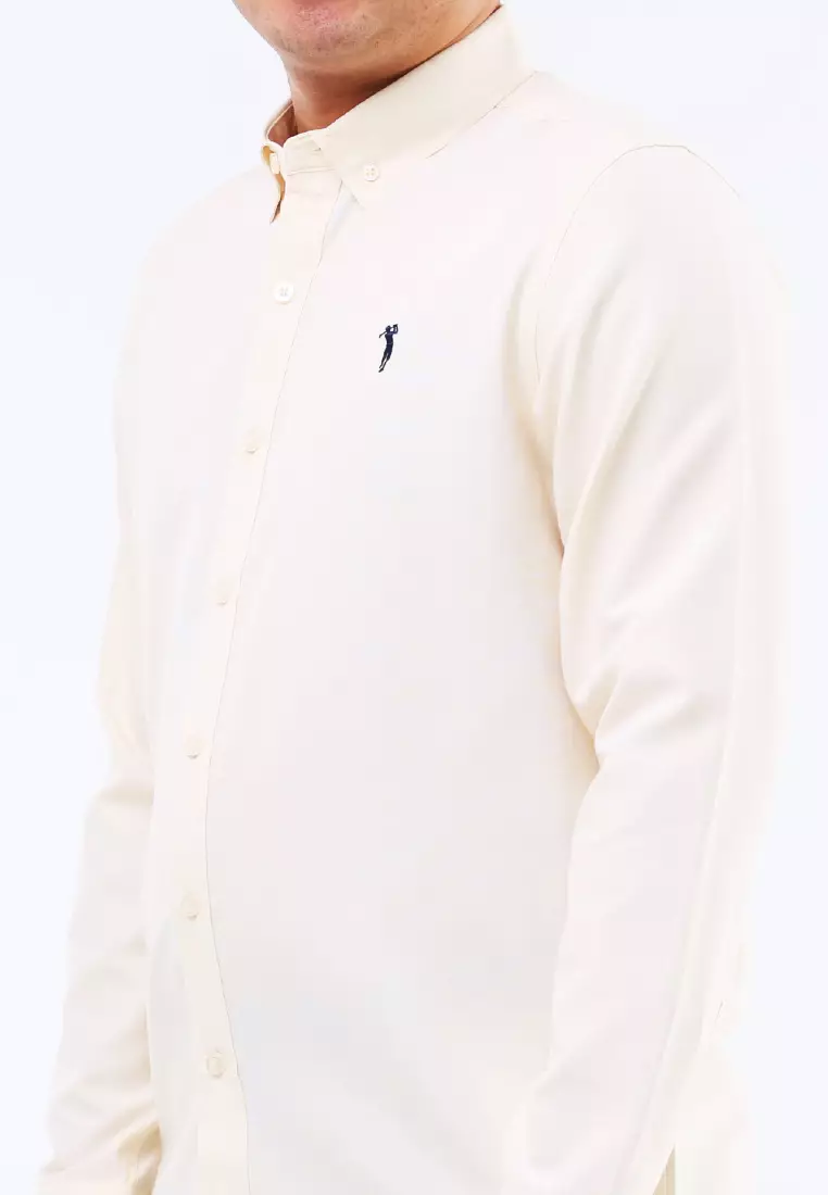 Woven Polo Long Sleeve