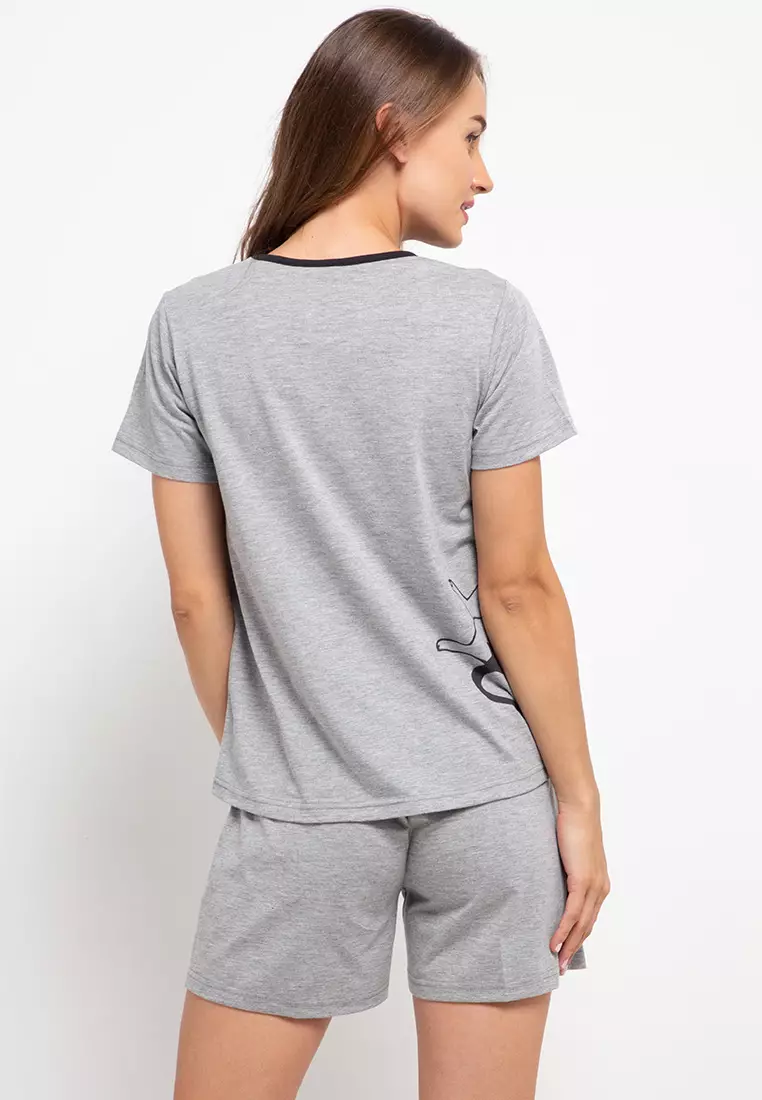 Pyjama Pijama Short Sleeve Short Pants Sleepwear