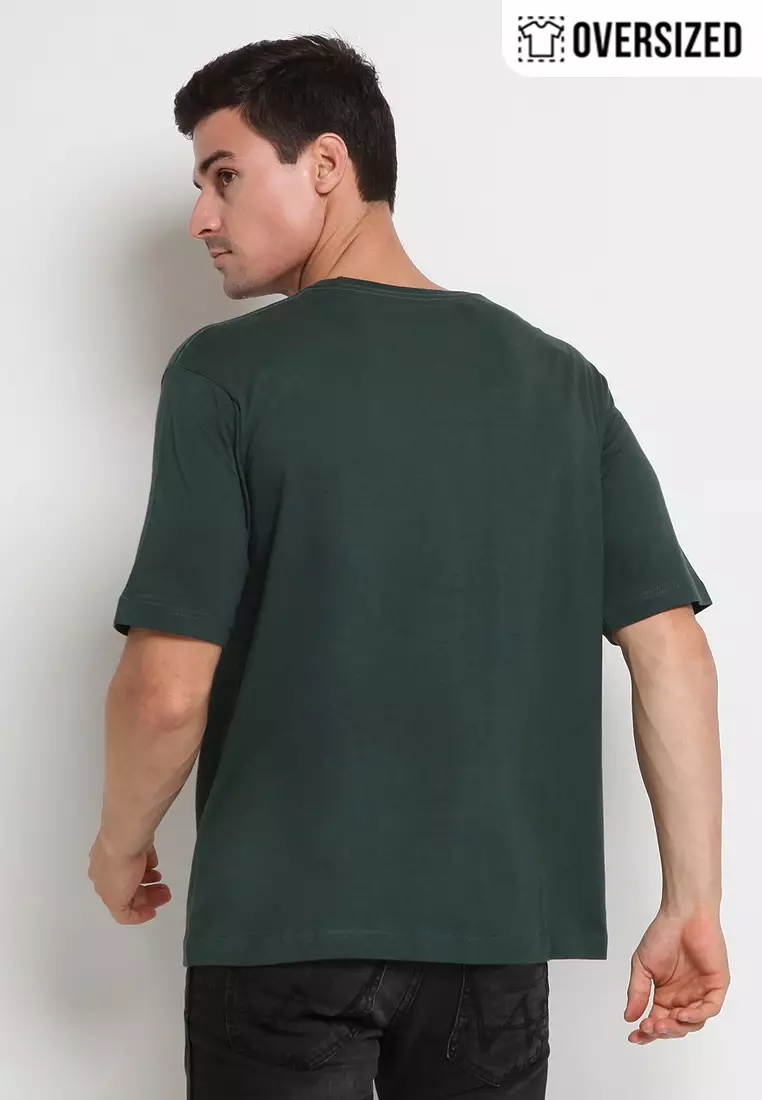 RBJ T-Shirt Cotton Polos Oversized Pria 207090001