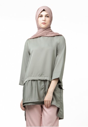 Tunik shaved in Green Colour