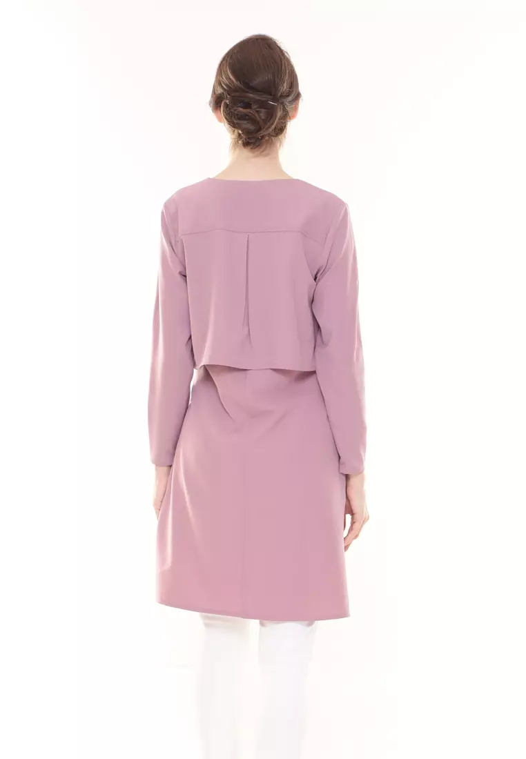 Aubrey Long Top Nursing Friendly in Pink