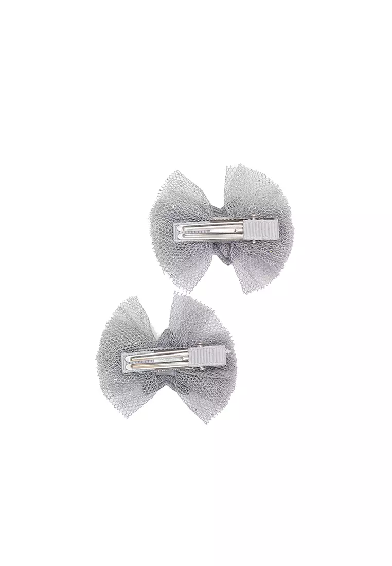 Isabella Hairclip (pairs) Silver