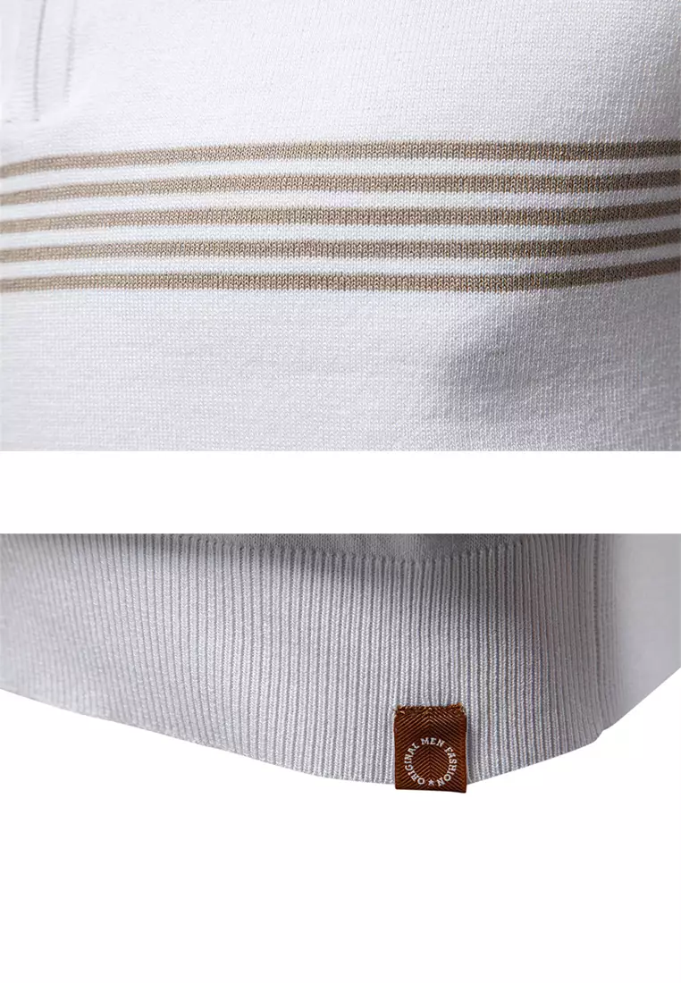 商務條紋Polo衫 AX-PSD8047