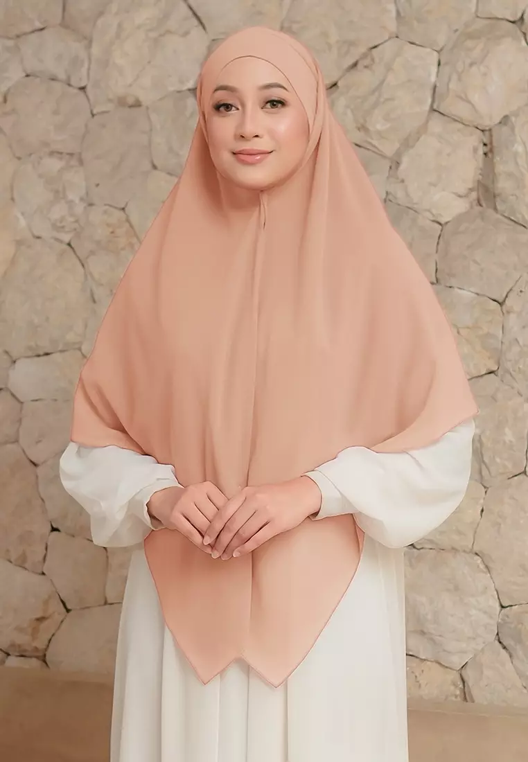 KHIBAN KHAIRA MAGNET PLUS NIQAB - LIGHT PEACH