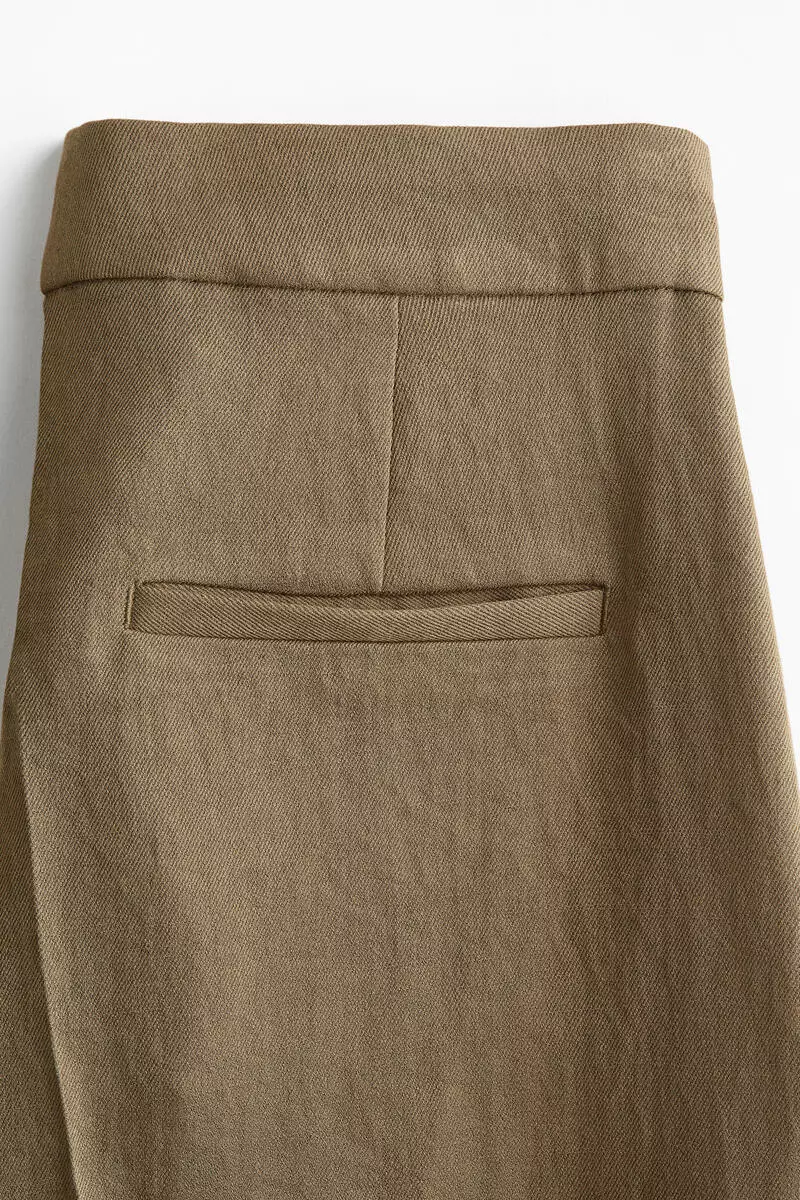 Bootcut tailored trousers