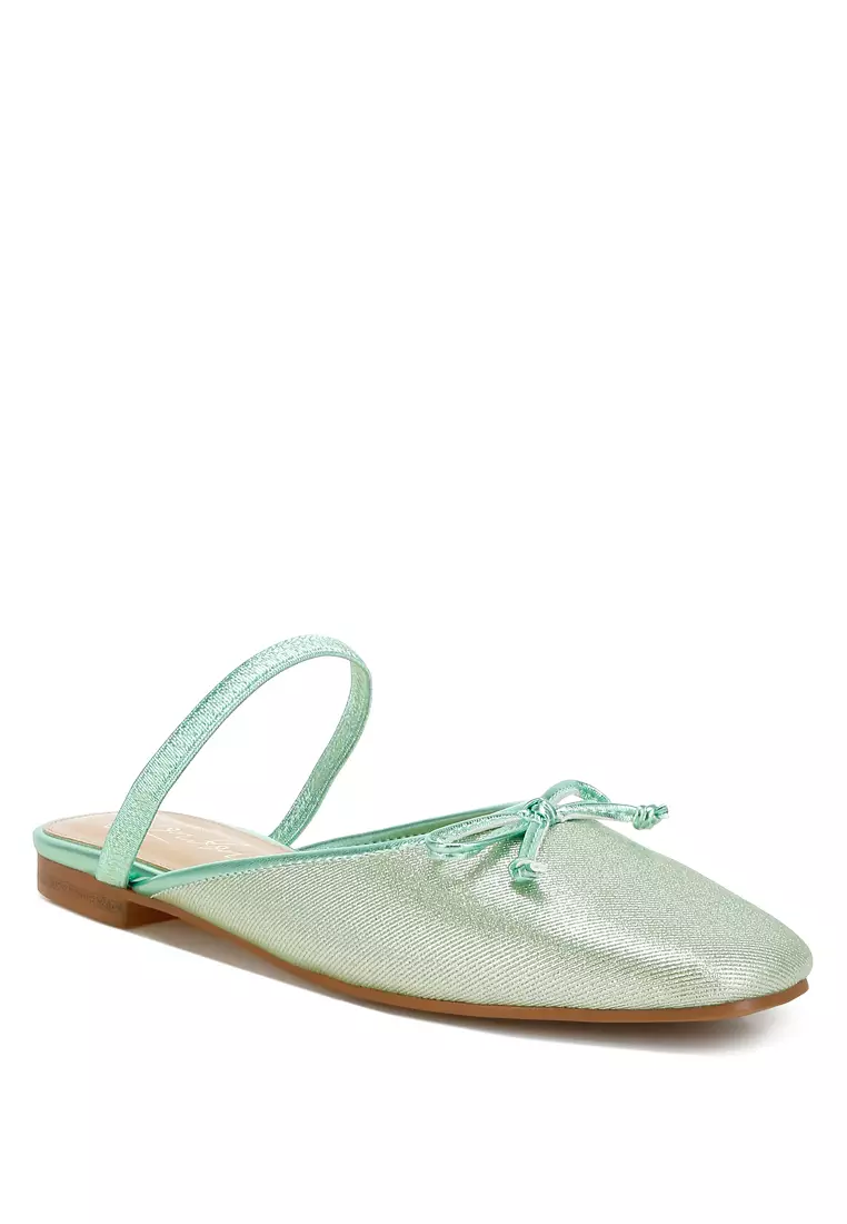 Sepatu Balet Glitter Hijau