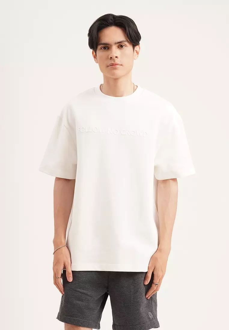 Follow No Crowd Relaxed Fit Graphic T-Shirt