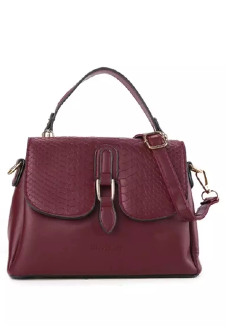 Nicole Lee Tas Wanita Handbag Tote Bag Tas Selempang Tali Panjang Branded 3721508401MAR