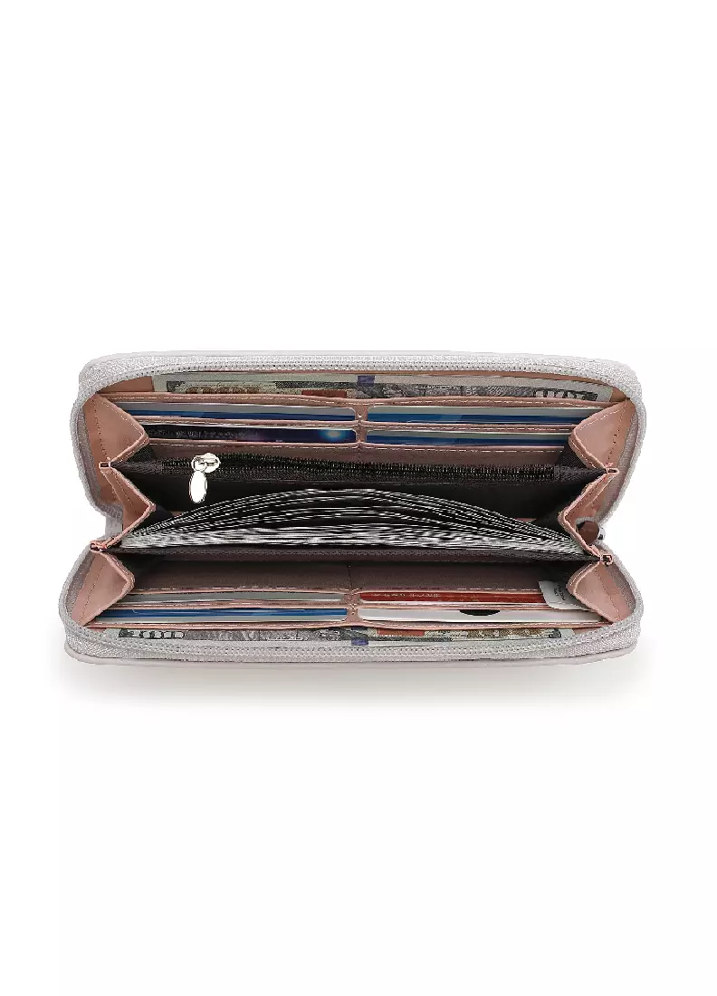 Women's Long Purse / Wallet - Grey