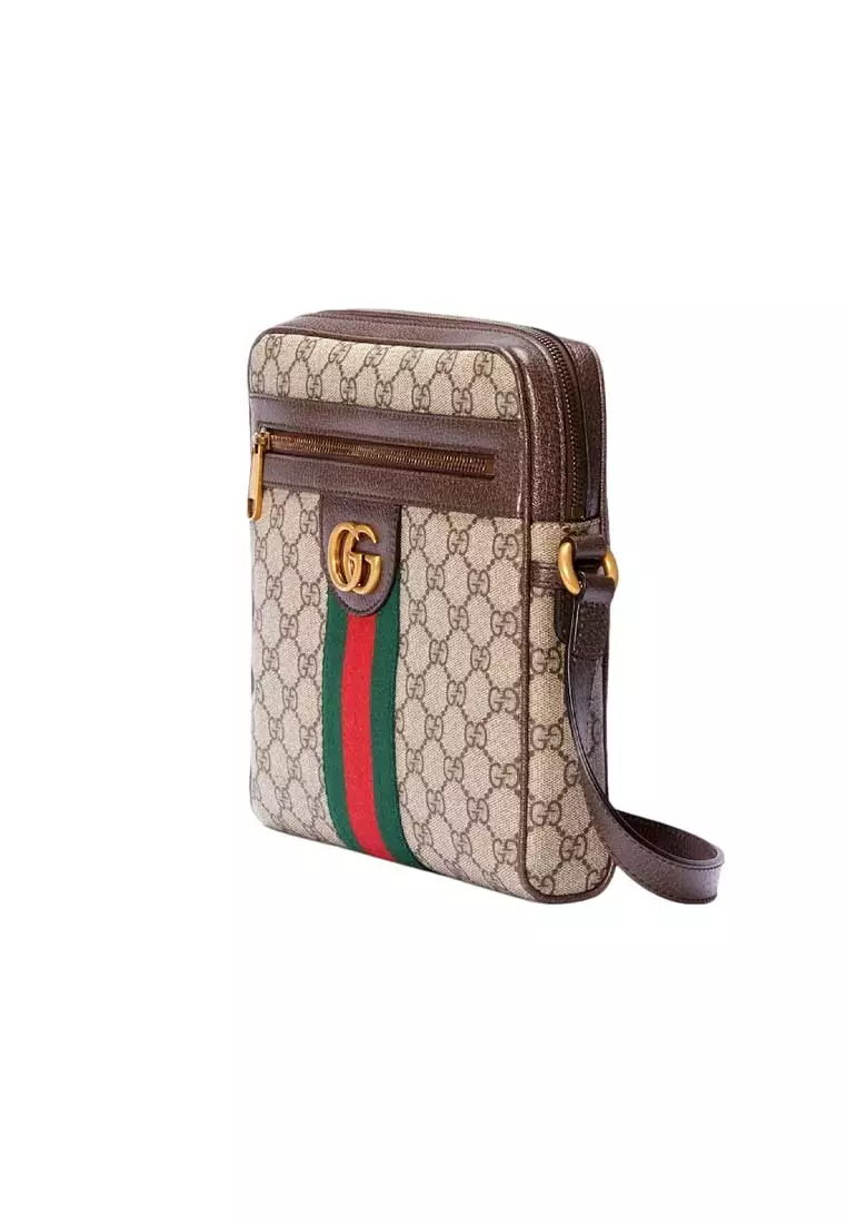 GG Supreme Canvas Ophidia Men's Messenger Bag 779889