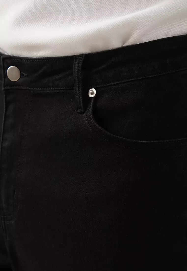 Regular Fit Raw Denim Jeans