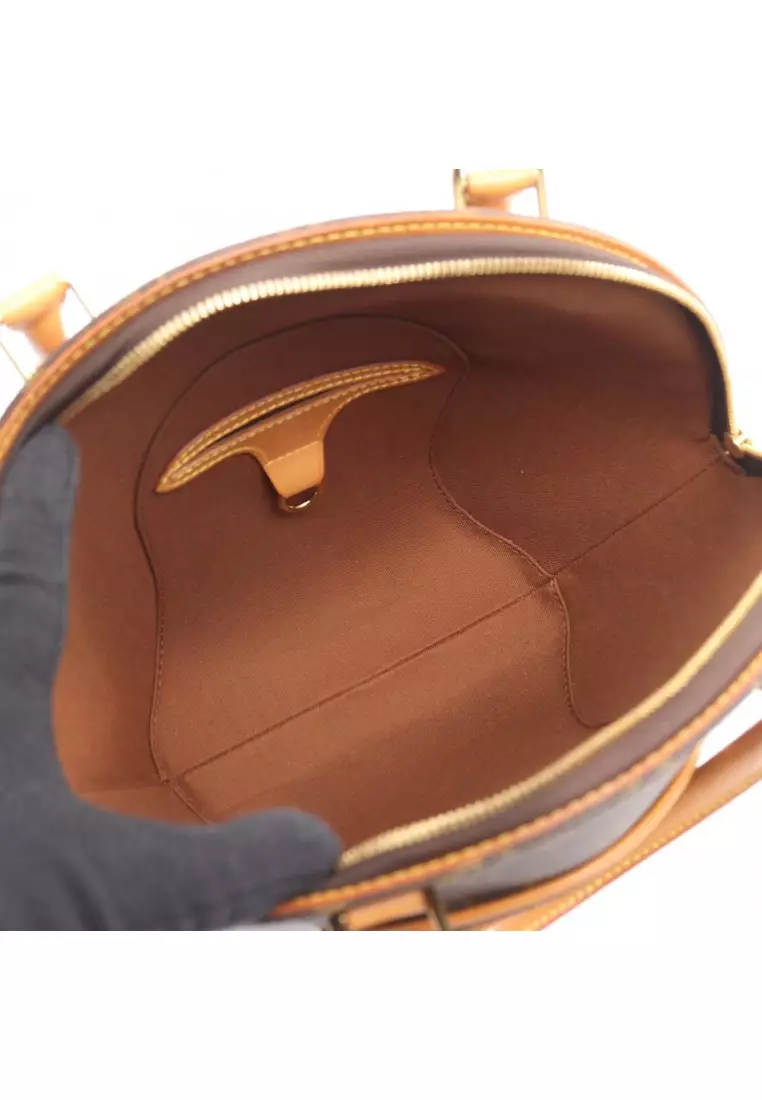Pre-Loved Louis Vuitton Ellipse PM monogram Handbag PVC leather Brown