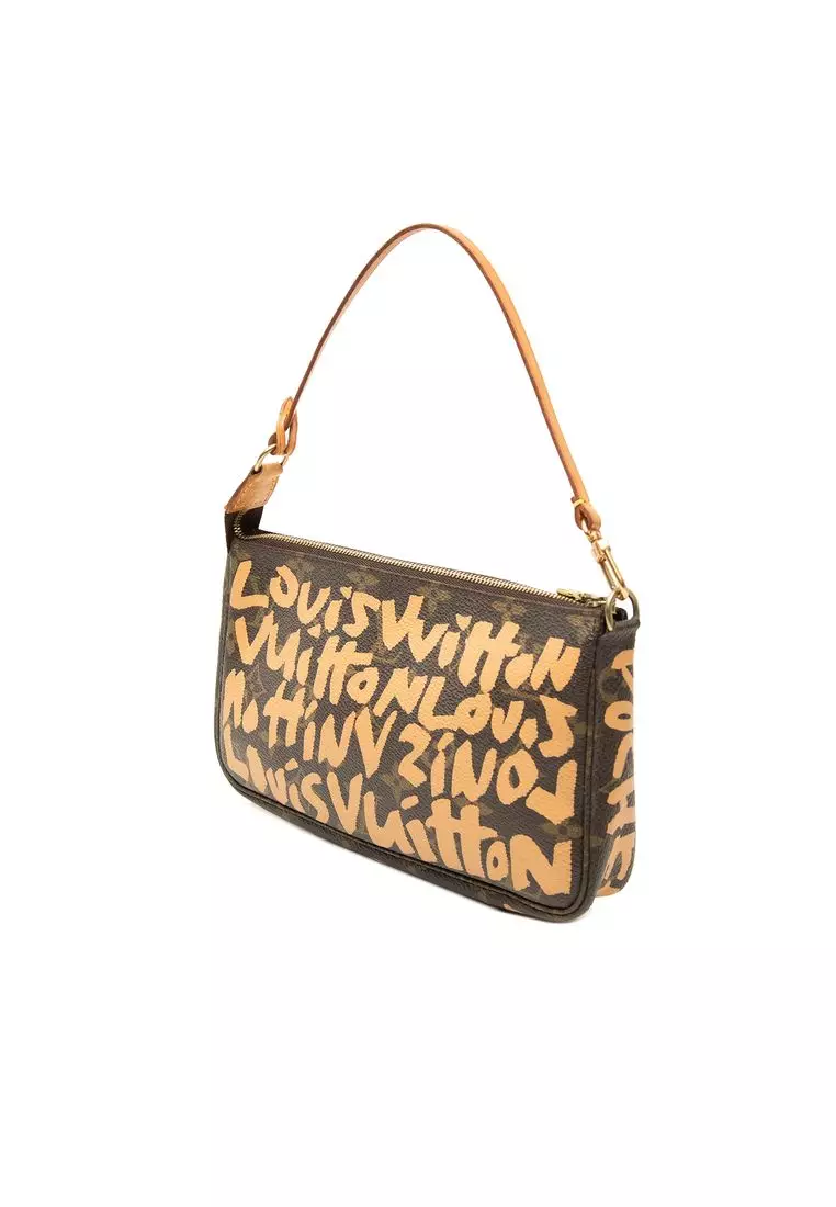 Pre-Loved Louis Vuitton Stephen Sprouse Monogram Graffiti Pochette Accessoires