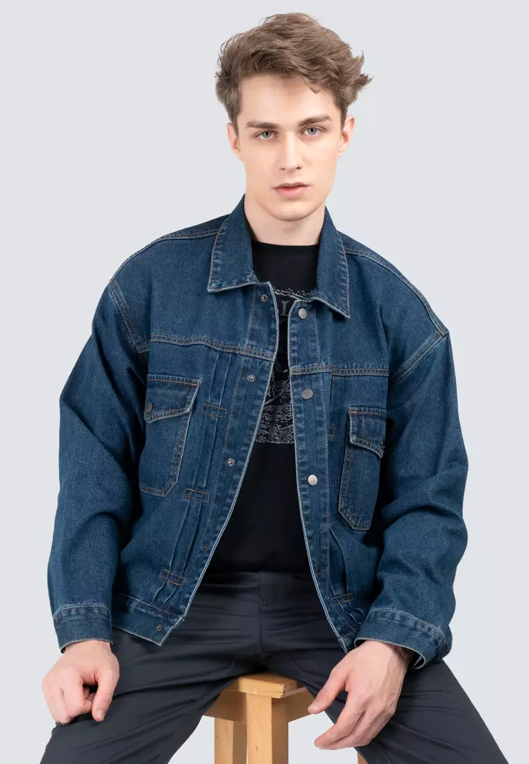 Polo Haus - Men’s Indigo Theme Denim Jacket MDJK1004