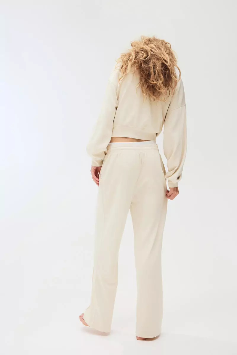 Supersoft crease-front trousers