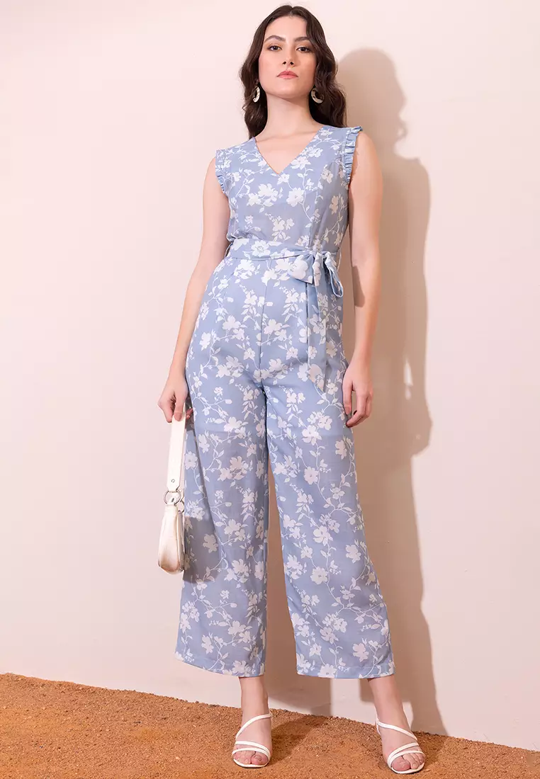 Floral dress jumpsuit discount