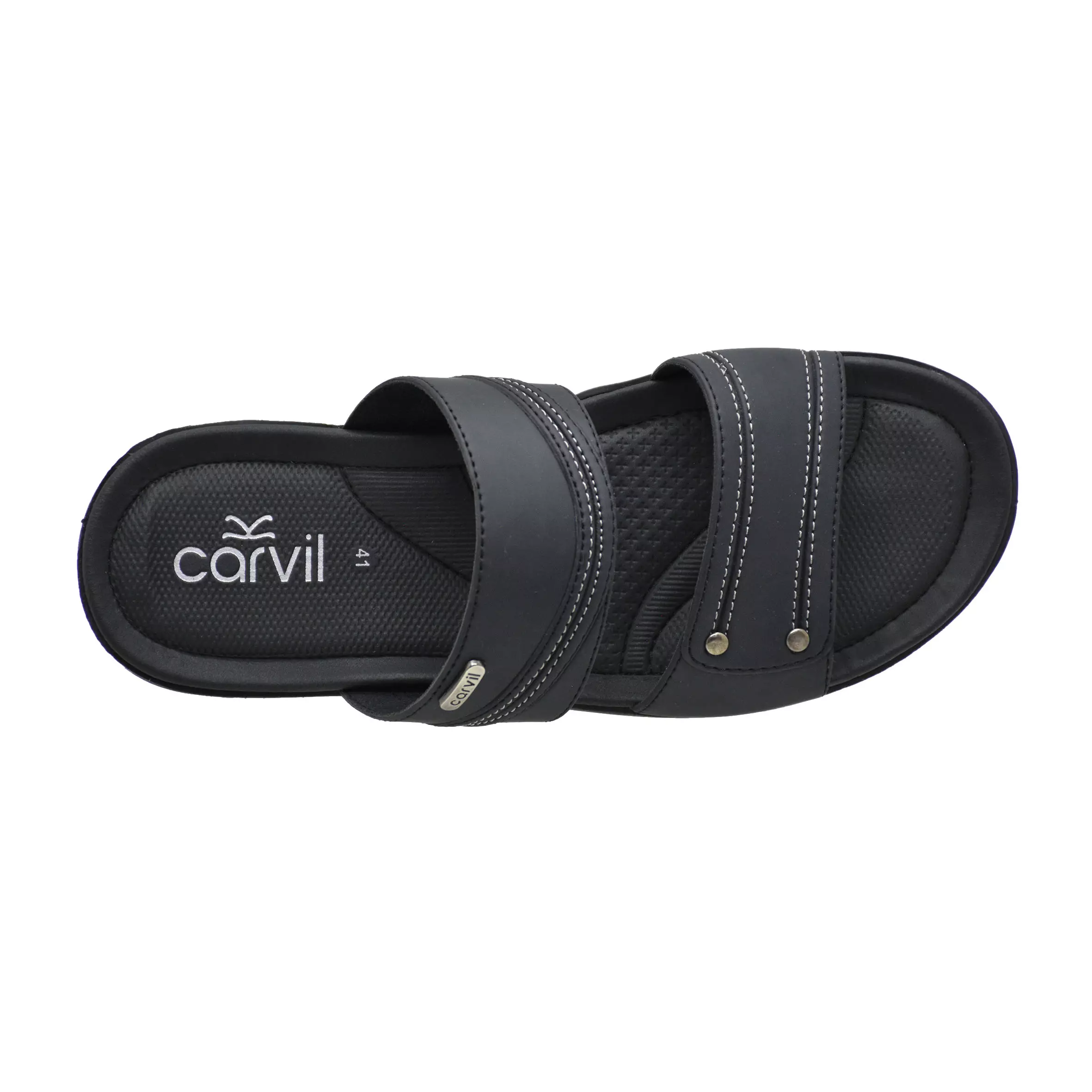 Carvil Sandal Pria Vicenza-02 M Black