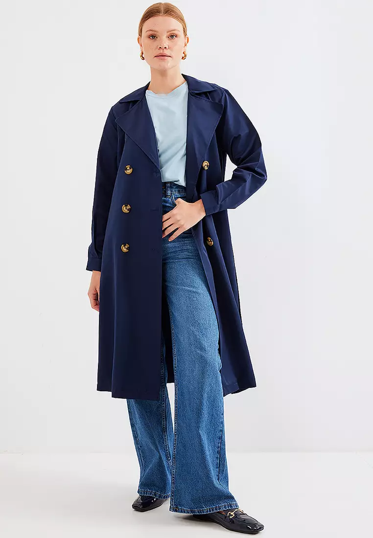 Double Breasted Trench Coat