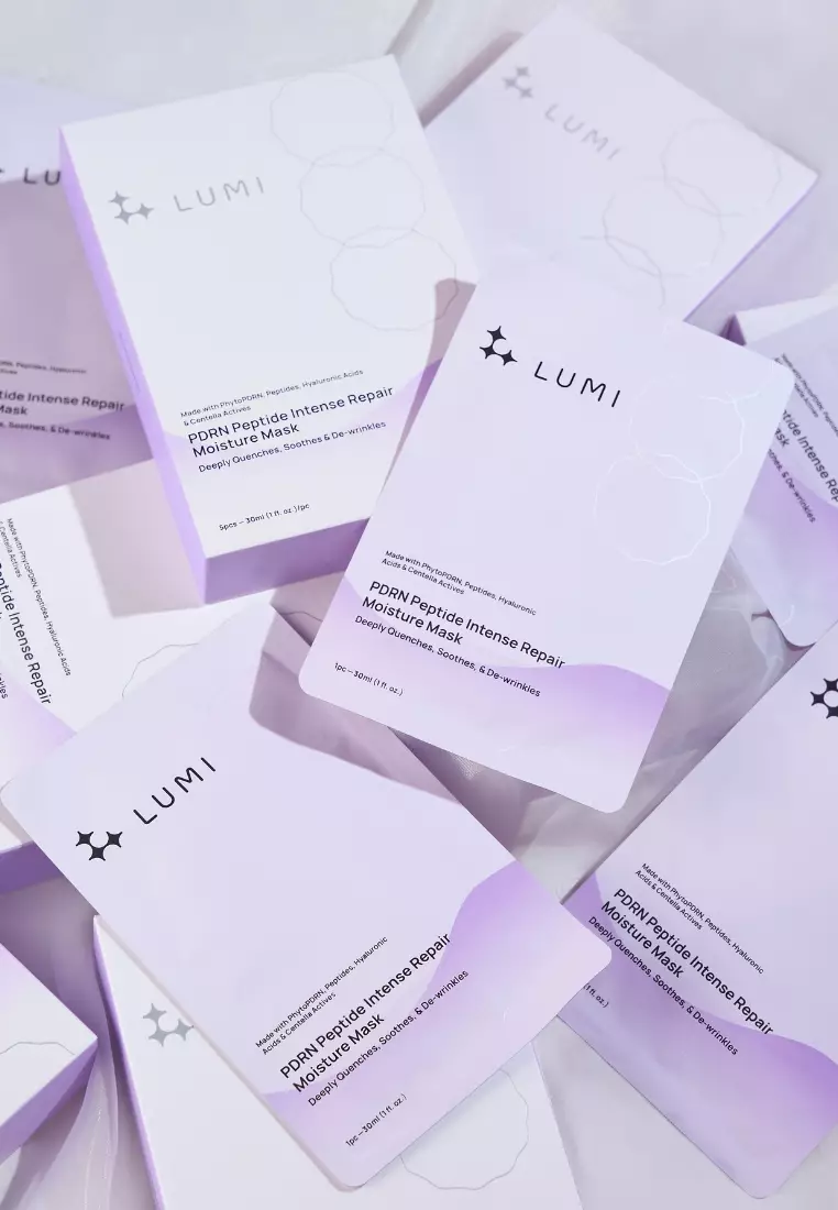 LUMI PDRN Peptide Intense Repair Moisture Mask (5 Sheets/Box)